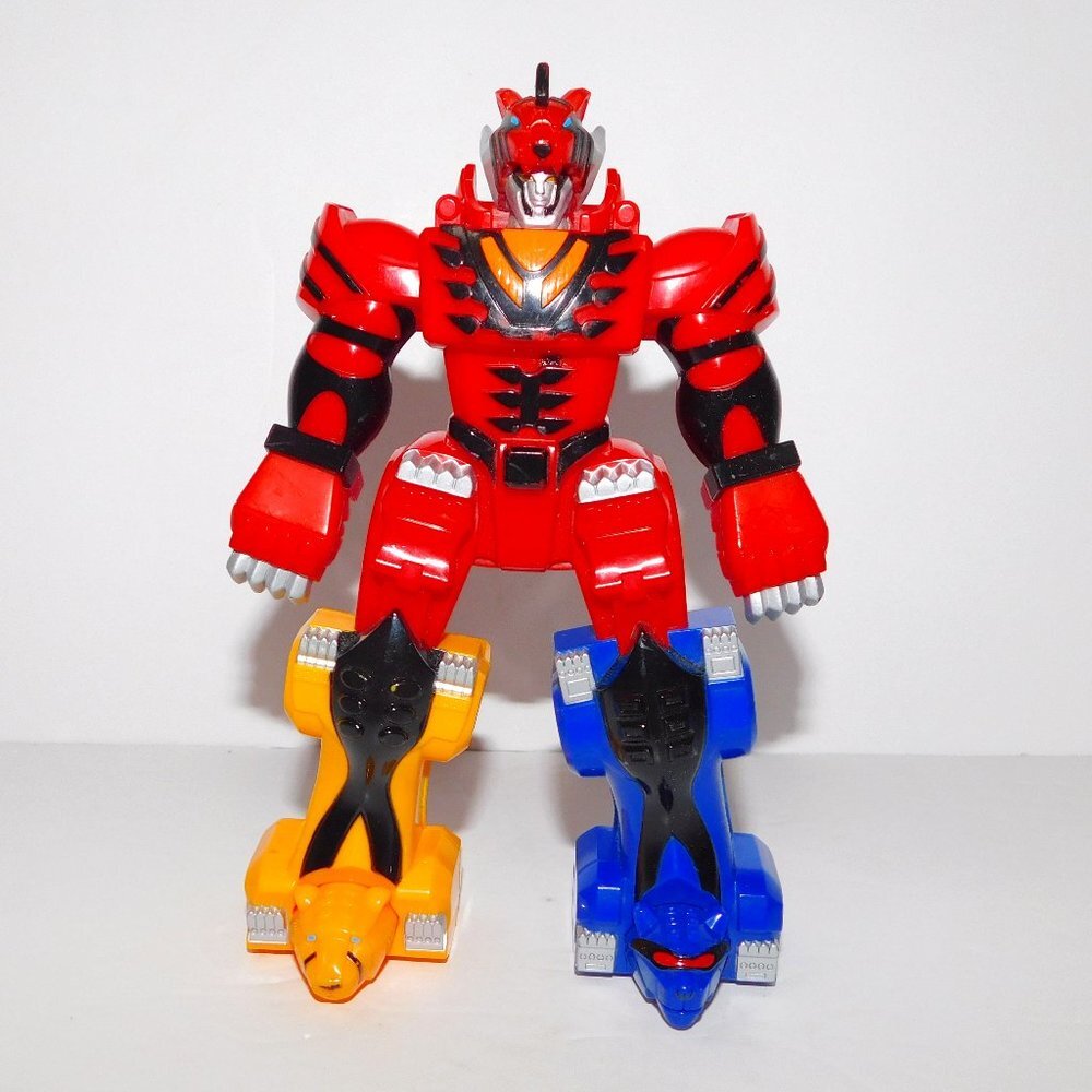 Power Rangers Jungle Fury Mini Megazord 6.5" Action Figure 2007 Bandai